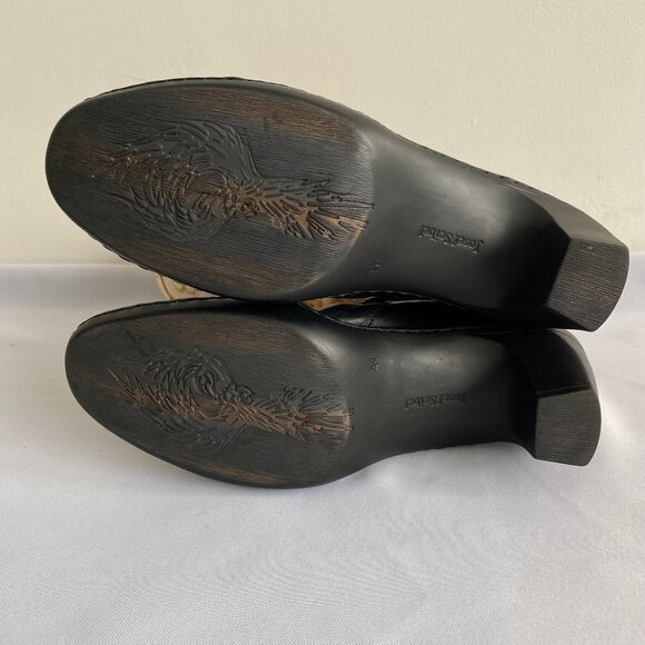 Josef Seibel Calla 02 Black Leather Ankle Boots SZ 9.5 - Picture 7 of 13